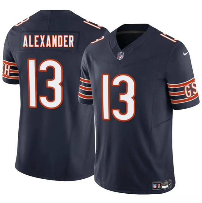 Personalized Men’s Chicago Bears #13 Maurice Alexander Navy 2025 F.U.S.E. Untouchable Limited Stitched Football Jersey