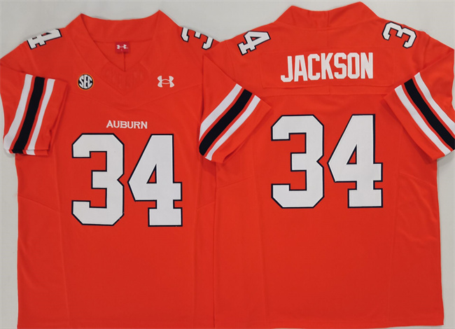 Personalized Men’s Auburn Tigers #34 Bo Jackson Orange 2024 F.U.S.E. Limited Stitched Jersey