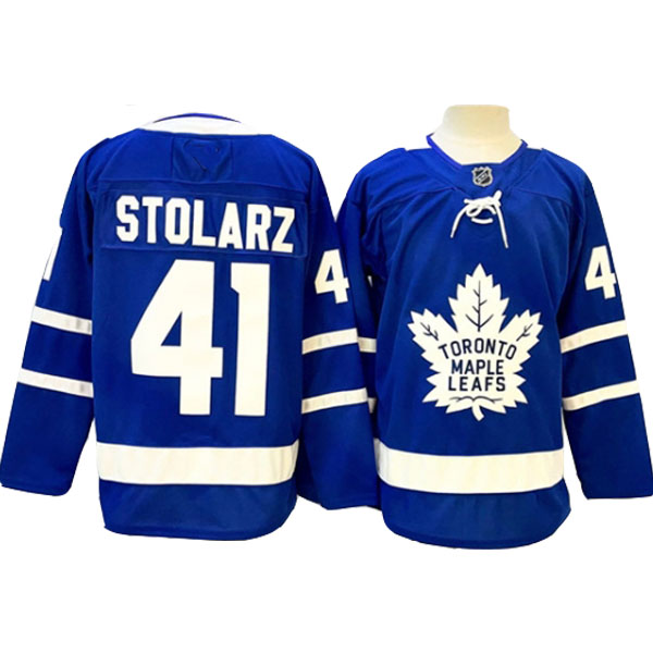 Personalized Men’s Toronto Maple Leafs #41 Anthony Stolarz Blue 2024-25 Stitched Hockey Jerseys
