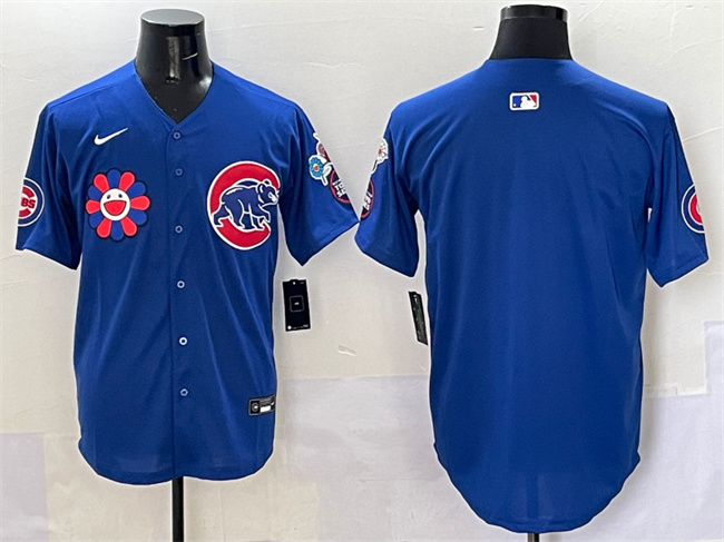 Personalized Men’s Chicago Cubs Blank Royal 2025 Tokyo Series Limited Stitched Baseball Jersey