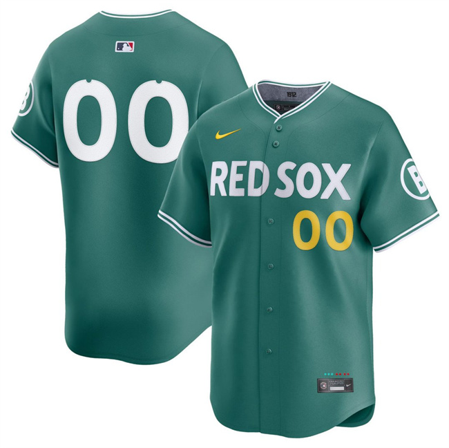 Personalized Men’s Boston Red Sox ACTIVE PLAYER Green 2025 City Connect Limited Stitched Baseball Jersey