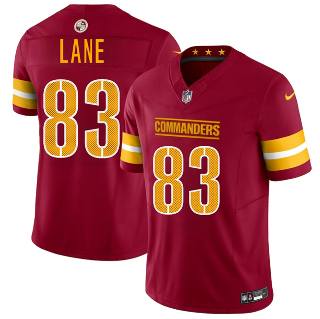 Personalized Youth Washington Commanders #83 Jaylin Lane Burgundy 2025 Draft F.U.S.E. Limited Stitched Football Jersey