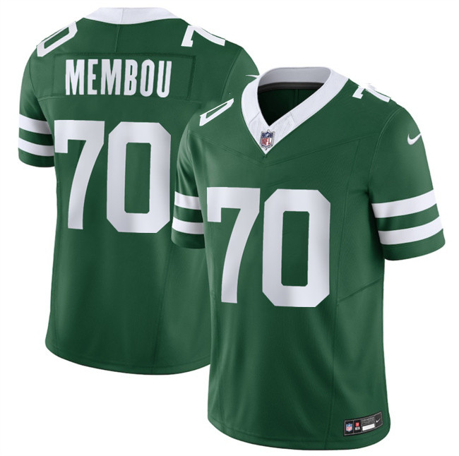 Personalized Men’s New York Jets #70 Armand Membou Green 2025 Draft F.U.S.E. Untouchable Limited Stitched Jersey