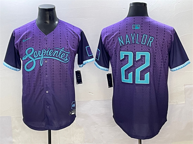 Personalized Men’s Arizona Diamondbacks #22 Josh Naylor Purple 2025 City Connect Limited Stitched Baseball Jersey