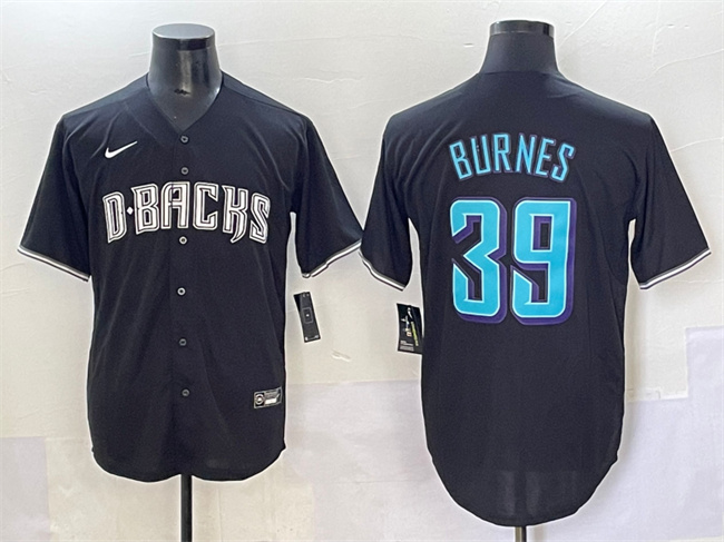 Personalized Men’s Arizona Diamondbacks #39 Corbin Burnes Black Stitched Baseball Jersey