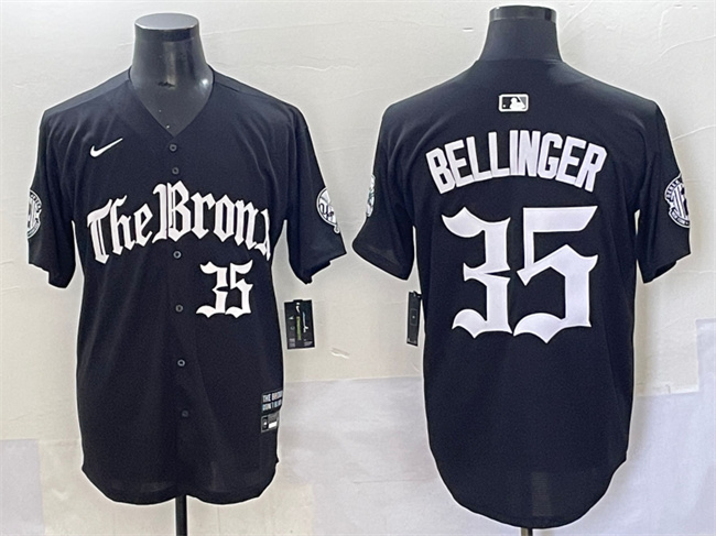 Personalized Men’s New York Yankees #35 Cody Bellinger Black ‘Gothic Legacy Edition’ Premier Limited Stitched Baseball Jersey