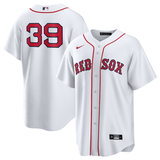 Personalized Men’s Boston Red Sox #39 Marcelo Mayer White 2024 Cool Base Stitched Baseball Jersey
