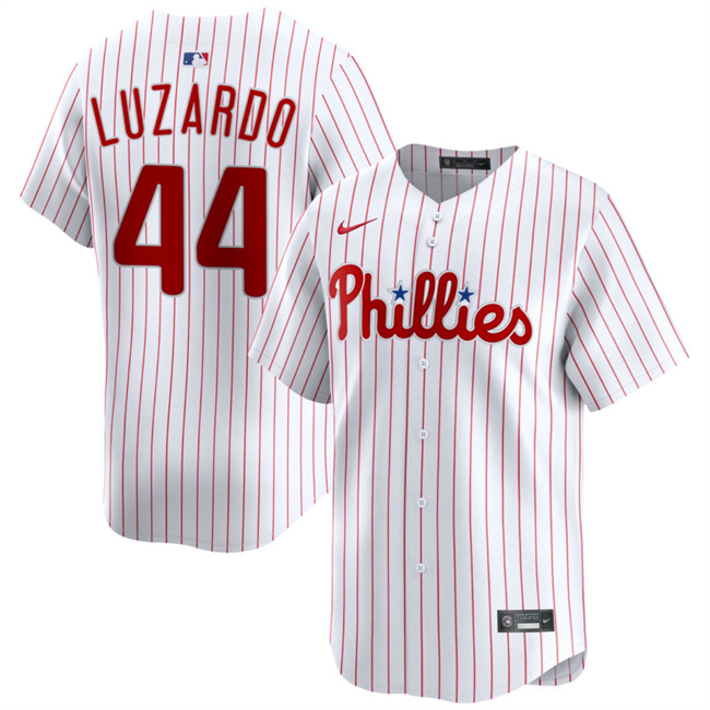 Personalized Men’s Philadelphia Phillies #44 Jesus Luzardo White Home Limited Stitched Jersey