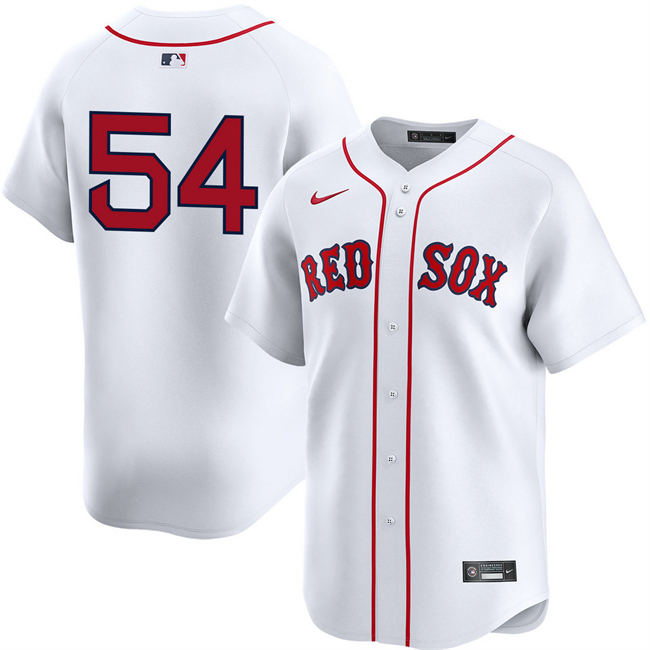 Personalized Men’s Boston Red Sox #54 Lucas Giolito White No Name 2024 Home Limited Stitched Baseball Jersey