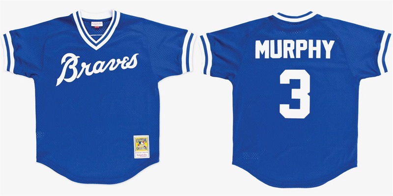 Personalized Men’s Atlanta Braves #3 Dale Murphy Royal Stitched Baseball Jersey