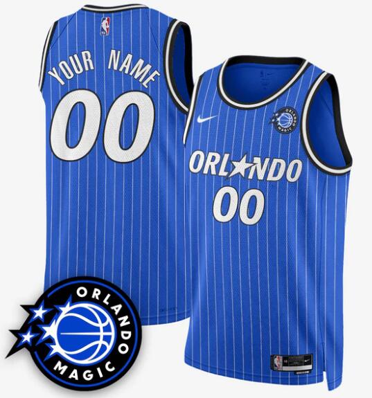Personalized Men’s Orlando Magic Active Player Royal 2025 New Generation of Magic Stitched Basketball Jersey