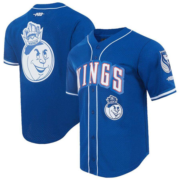 Personalized Men’s Sacramento Kings Blue 2024 25 City Edition Stitched Baseball Jersey