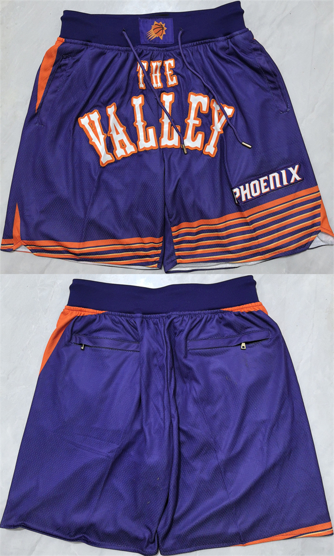 Personalized Men’s Phoenix Suns Purple Shorts (Run Small)