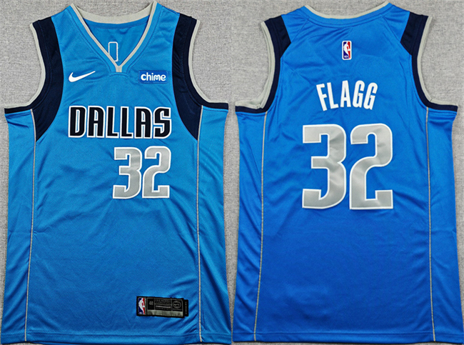 Personalized Men’s Dallas Mavericks #32 Cooper Flagg Blue 2025 Icon Edition Stitched Basketball Jersey