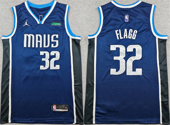 Personalized Men’s Dallas Mavericks #32 Cooper Flagg Navy 2025 Statement Edition Stitched Basketball Jersey