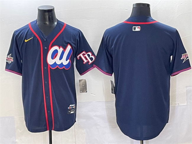Personalized Men’s American League Tampa Bay Rays Blank Navy 2025 All-Star Edition Limited Stitched Baseball Jersey