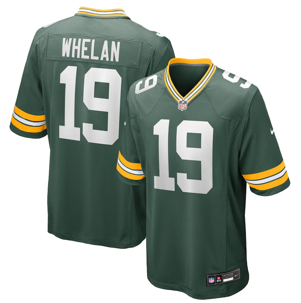 Personalized Men’s Green Bay Packers #19 Daniel Whelan Green Game Jersey