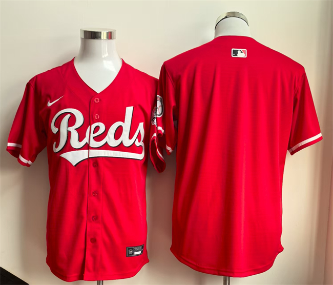 Personalized Men’s Cincinnati Reds Blank Red Limited Stitched Baseball Jersey