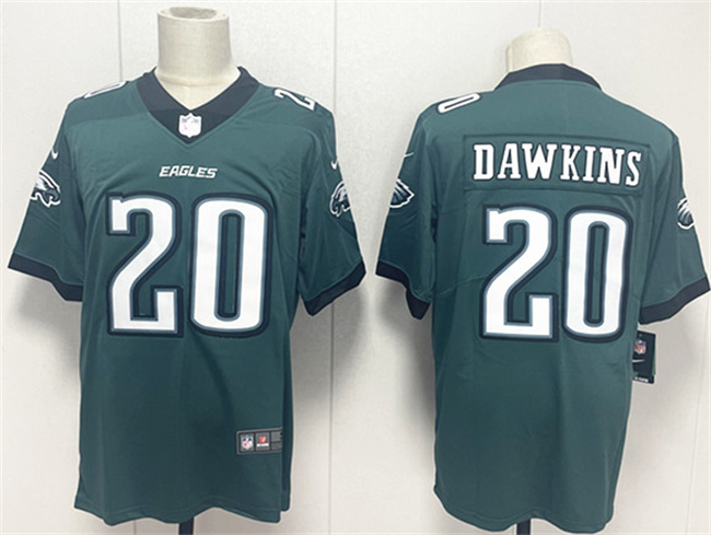 Personalized Men’s Philadelphia Eagles #20 Brian Dawkins Green 2024 New Untouchable Limited Stitched Football Jersey