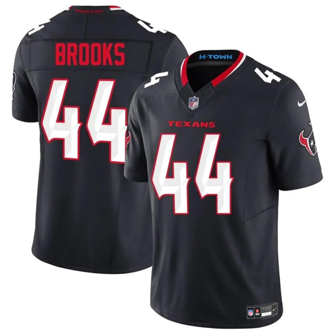 Personalized Men’s Houston Texans #44 British Brooks Navy 2025 F.U.S.E. Limited Stitched Football Jersey
