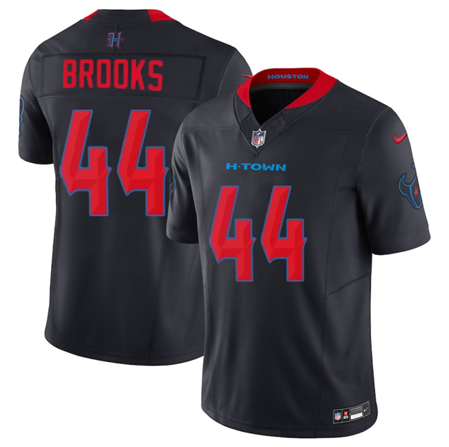Personalized Men’s Houston Texans #44 British Brooks Navy 2nd Alternate 2025 F.U.S.E. Limited Stitched Football Jersey