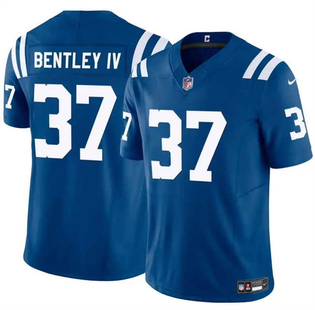 Personalized Men’s Indianapolis Colts #37 Ulysses Bentley IV Blue 2025 F.U.S.E. Limited Stitched Football Jersey