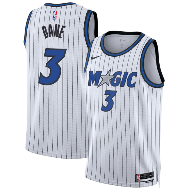 Personalized Men’s Orlando Magic #3 Desmond Bane White 2025 Association Edition Stitched Basketball Jersey