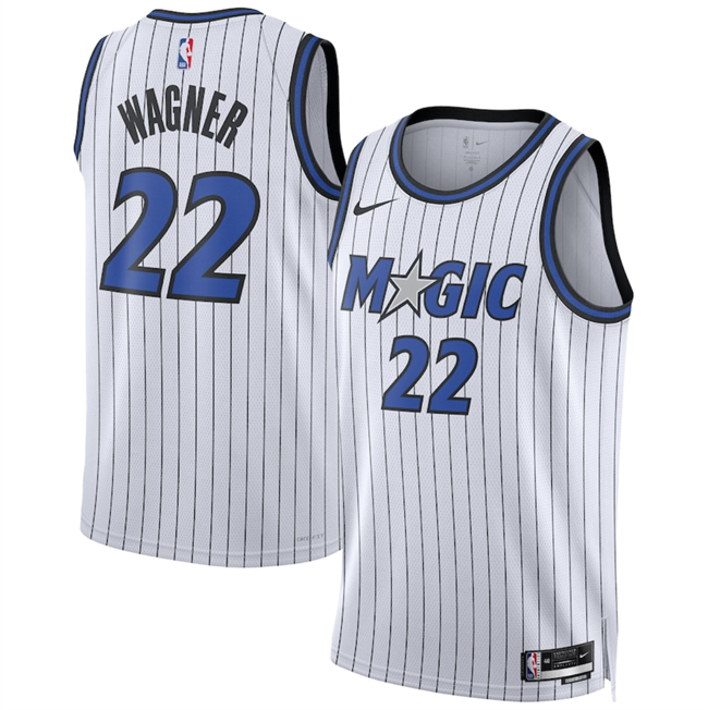 Personalized Men’s Orlando Magic #22 Franz Wagner White 2025 Association Edition Stitched Basketball Jersey