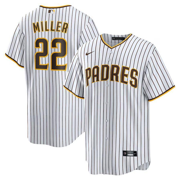Personalized Men’s San Diego Padres #22 Mason Miller White Cool Base Stitched Baseball Jersey