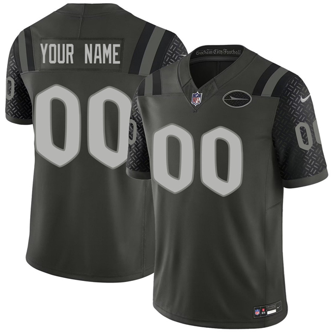 Personalized Men’s New York Jets Active Player Black 2025 F.U.S.E. Rivalry Series Limited Stitched Football Jersey