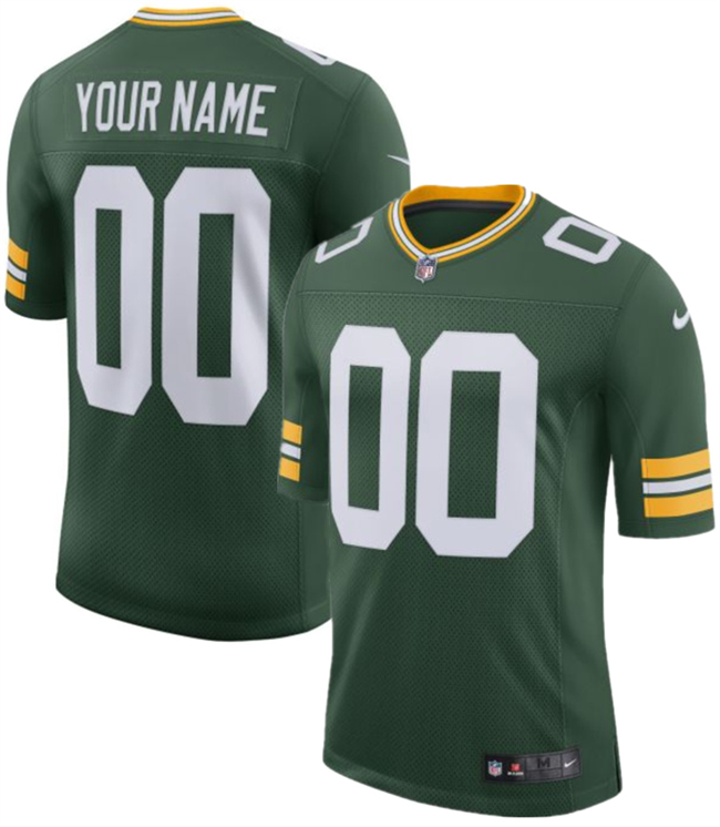 Personalized Men’s Green Bay Packers Active Player Green 2025 Untouchable Limited Stitched Football Jersey