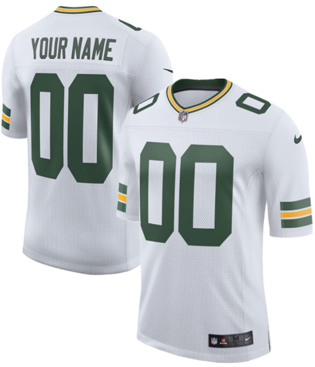 Personalized Men’s Green Bay Packers Active Player White 2025 New Untouchable Limited Stitched Football Jersey