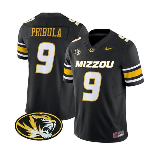 Personalized Men’s Memphis Tigers #9 Beau Pribula Black F.U.S.E. Limited Stitched Football Jersey