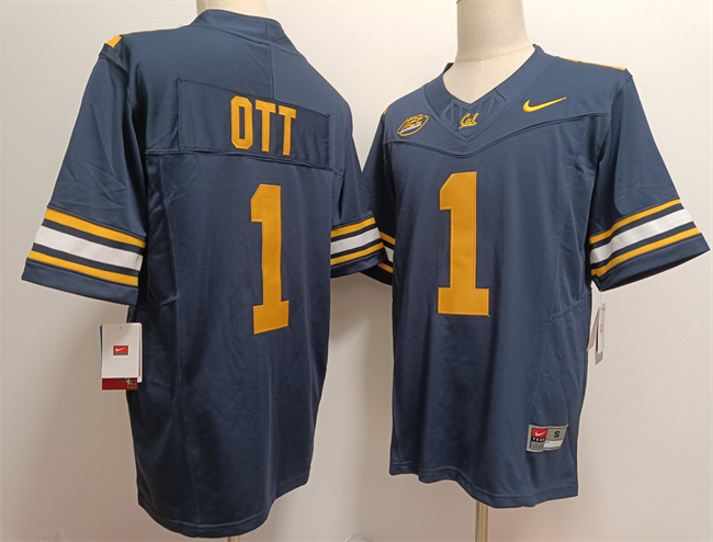 Personalized Men’s California Golden Bears ACTIVE PLAYER Navy F.U.S.E. Stitched Football Jersey