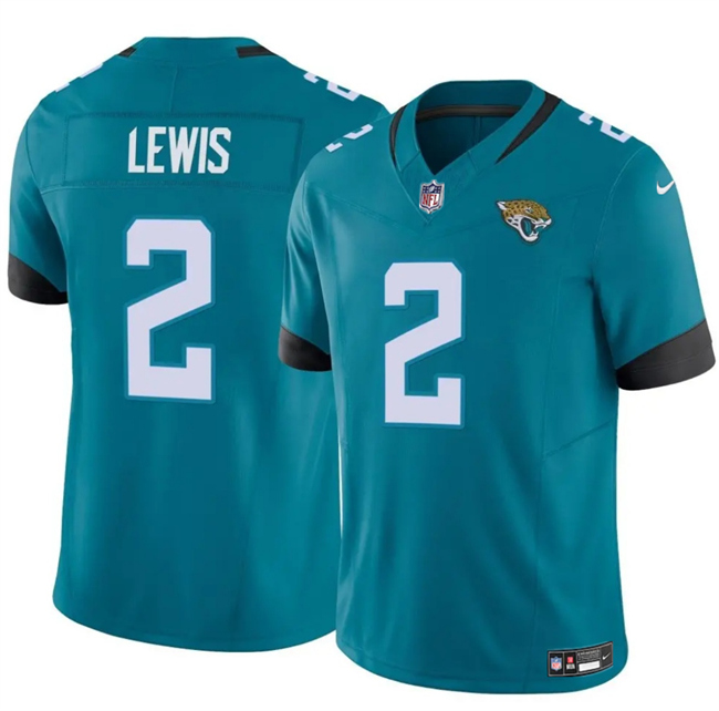 Personalized Men’s Jacksonville Jaguars #2 Jourdan Lewis Teal 2025 F.U.S.E. Prowler Throwback Limited Stitched Football Jersey