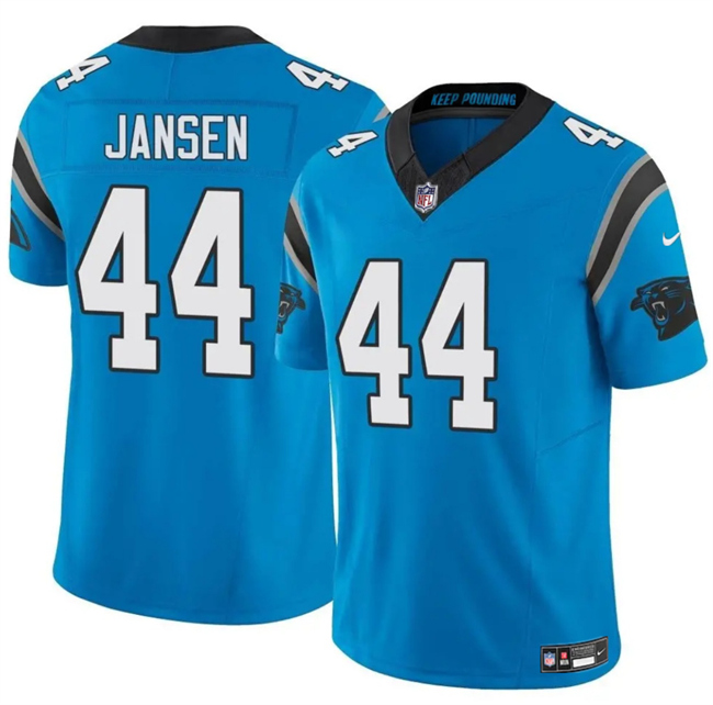 Personalized Men’s Carolina Panthers #44 J.J. Jansen Blue 2025 F.U.S.E. Limited Stitched Football Jersey