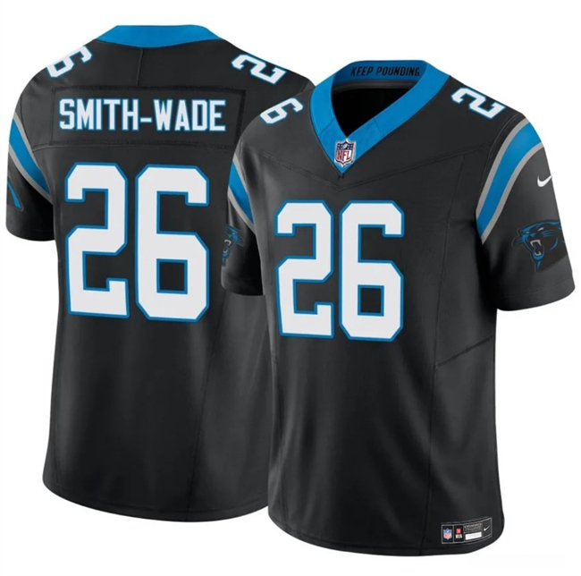 Personalized Men’s Carolina Panthers #26 Chau Smith-Wade Black 2025 F.U.S.E. Limited Stitched Football Jersey