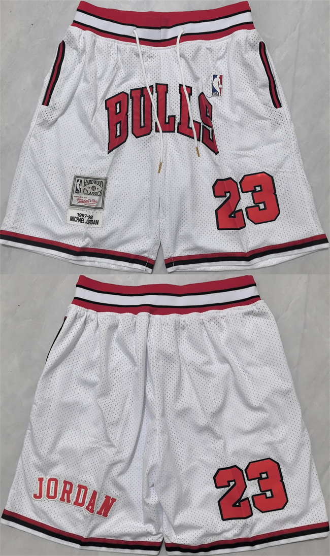 Personalized Men’s Chicago Bulls #23 Michael Jordan Black Shorts (Run Small)