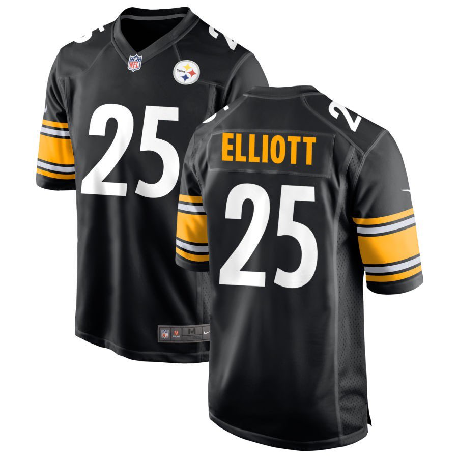 Personalized Men’s Pittsburgh Steelers #25 DeShon Elliott Black Untouchable Limited Stitched Jersey