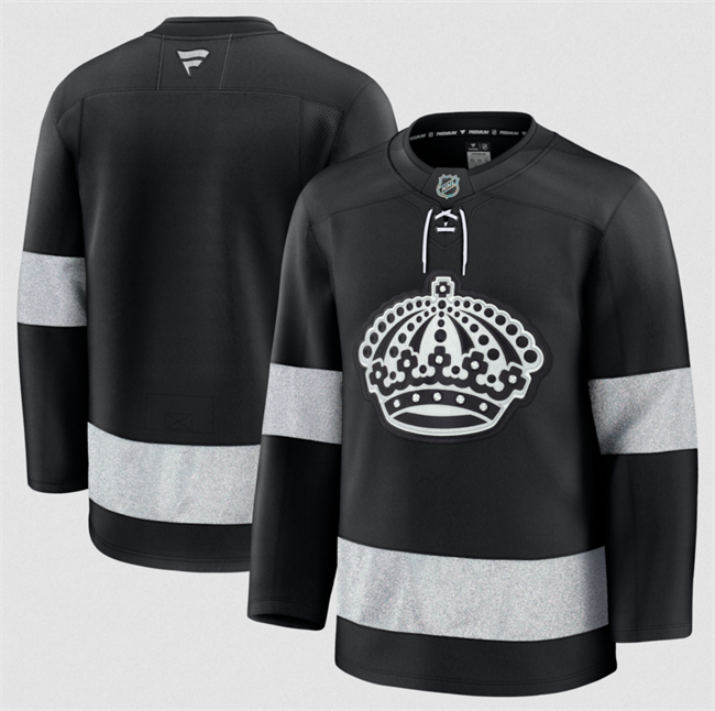 Personalized Men’s Los Angeles Kings Blank Black Alternate Stitched Hockey Jersey
