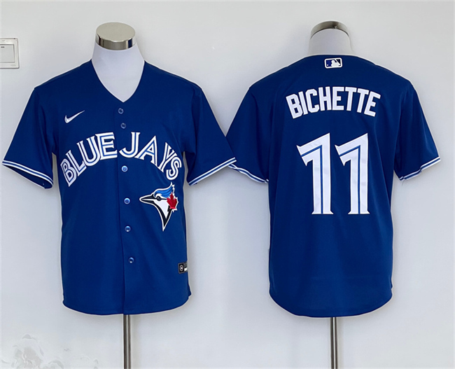 Personalized Men’s Toronto Blue Jays #11 Bo Bichette Royal Cool Base Stitched Baseball Jersey