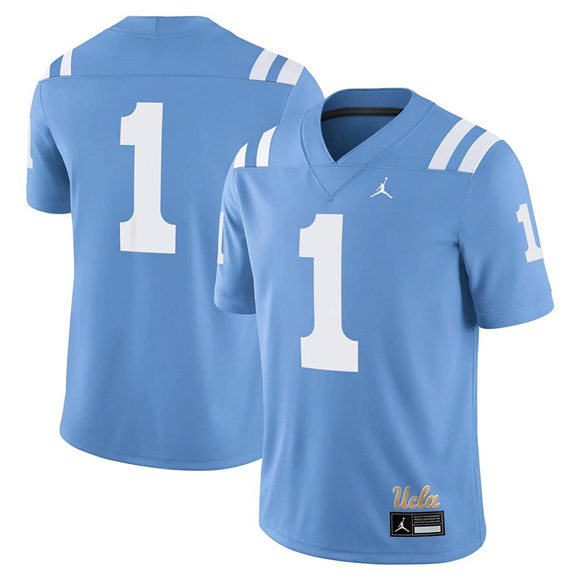 Personalized Men’s UCLA Bruins Active Player Light Blue Stitched Jersey