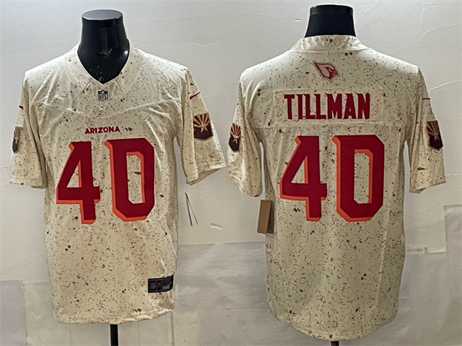 Personalized Men’s Arizona Cardinals #40 Pat Tillman 2025 F.U.S.E. Rivalries Untouchable Limited Stitched Jersey