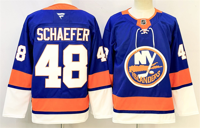 Personalized Men’s New York Islanders #48 Matthew Schaefer Royal 2024-25 Home Stitched Hockey Jersey