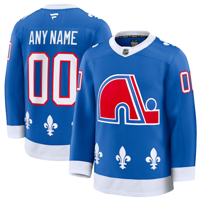Personalized Men’s Colorado Avalanche Blue 2025 Alternate Stitched Jersey