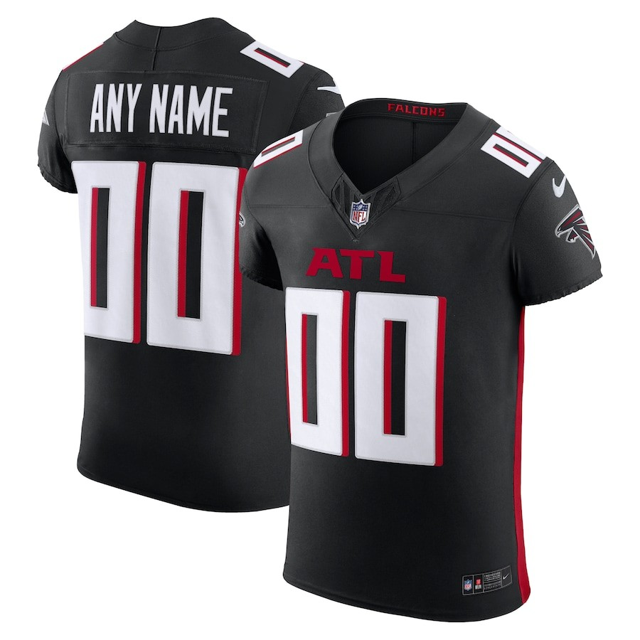 Personalized Custom Atlanta Falcons Men’s Black Team Color Men’s Stitched NFL Untouchable Elite Jersey