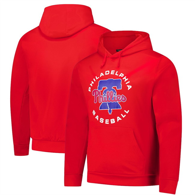 Personalized Men’s Philadelphia Phillies Red Dunbrooke Champion Pullover Hoodie