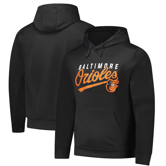 Personalized Men’s Baltimore Orioles Black Dunbrooke Champion Pullover Hoodie