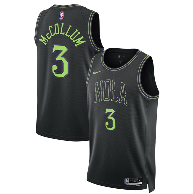 Personalized Men’s New Orleans Pelicans #3 Jordan Poole Black 2025 26 City Ediiton Stitched Basketball Jersey