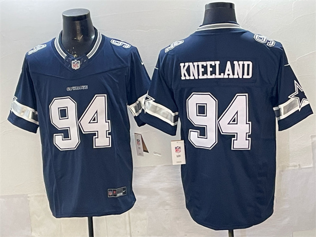 Personalized Men’s Dallas Cowboys #94 Marshawn Kneeland Navy F.U.S.E. Limited Stitched Football Jersey